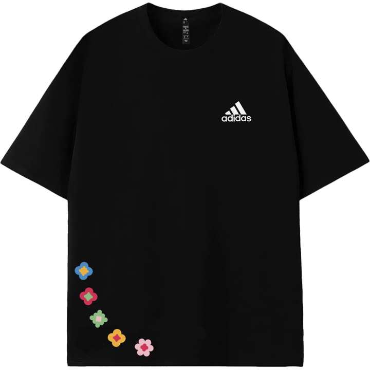 Adidas Adidas MUST HAVES T Shirts Unisex Black Crew Neck Moderate Straight Fit