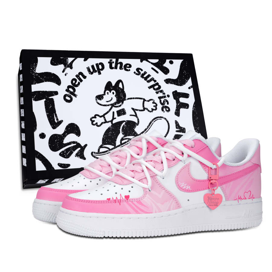 Nike Nike Air Force 1 Skateboard Shoes Women's Low Top White/Pink