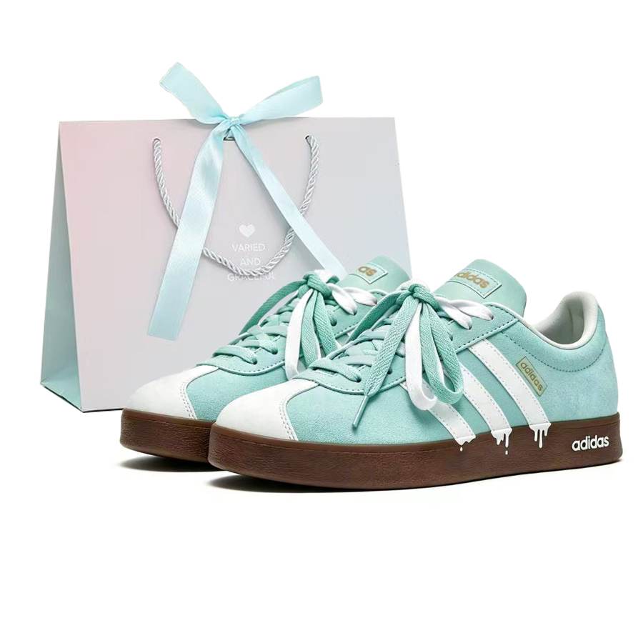 Adidas Adidas Vl Court Classic German Army Trainers Unisex Low Top Green