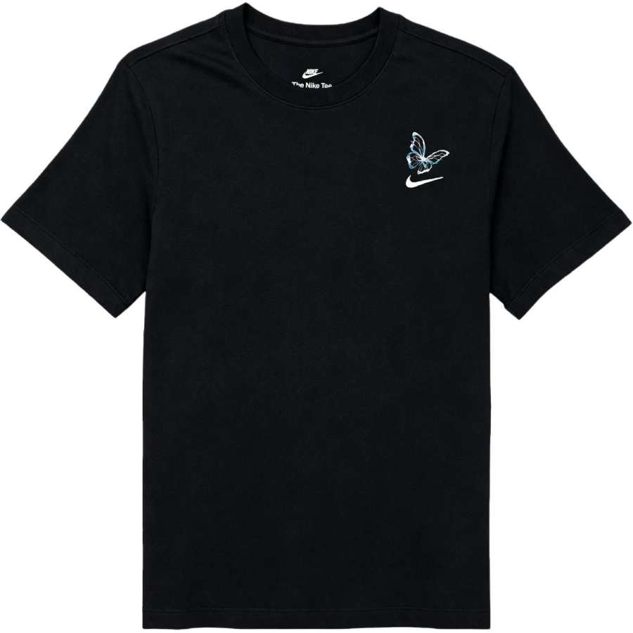 Nike Nike Sportswear T Shirts Unisex Black Crew Neck Moderate Straight Fit