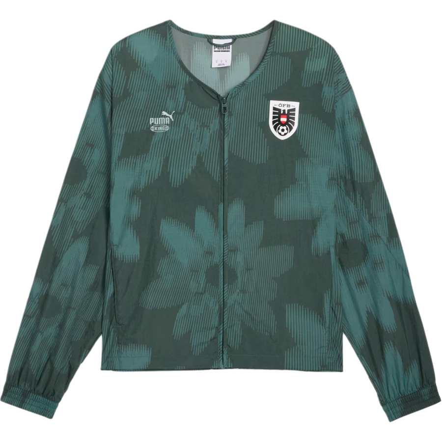 PUMA King Jackets Men's Night Green Crew Neck Moderate Other