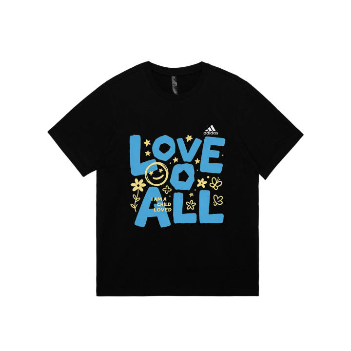 Adidas Adidas MUST HAVES T Shirts Unisex Black Crew Neck Moderate