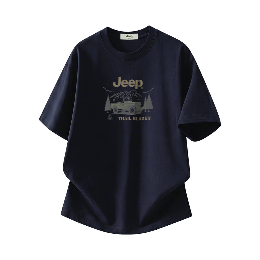 Jeep T Shirts Unisex Crew Neck Moderate