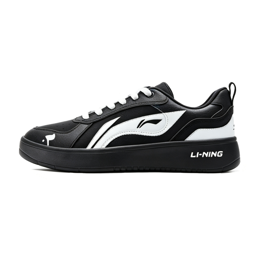Li-Ning Li Ning Wheat Age Deeply In Love Diva Synthetic Leather Height Increasing Balance Lightweight Low top Skateboard Shoes