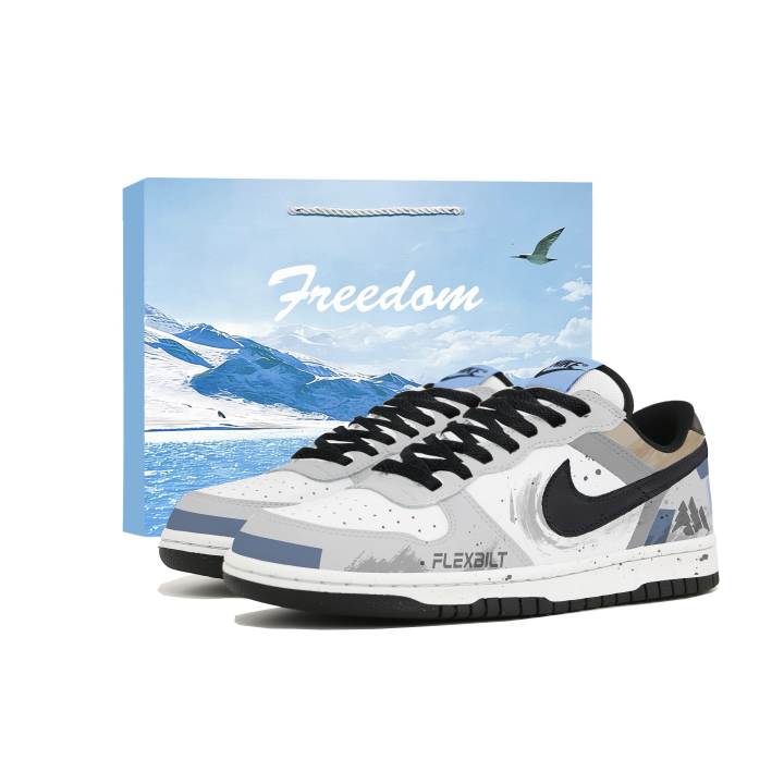 Nike Nike Big Skateboard Shoes Men's Low Top White