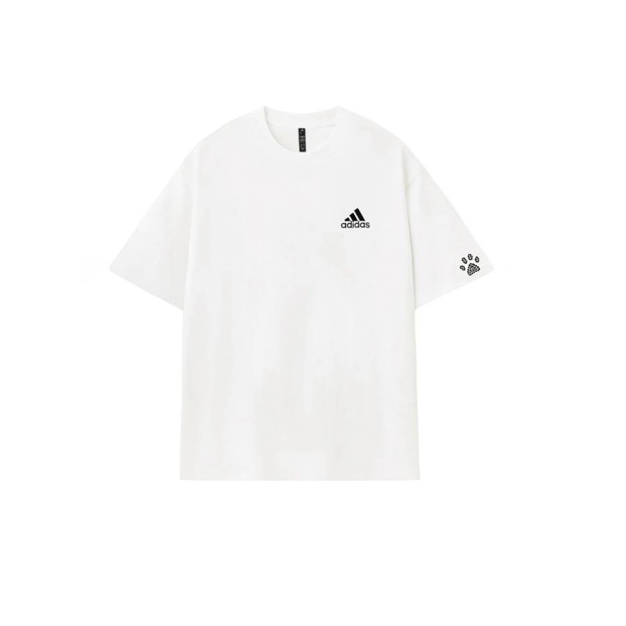 Adidas Adidas MUST HAVES T Shirts Unisex White Crew Neck Straight Fit