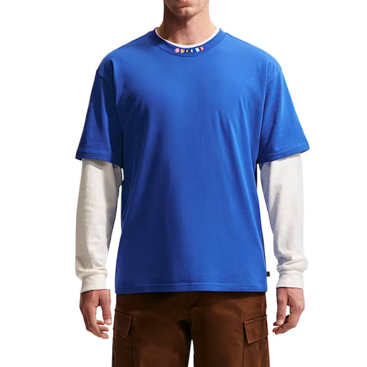 Nike Nike SB T Shirts Men's Royal Gaming Crew Neck Moderate