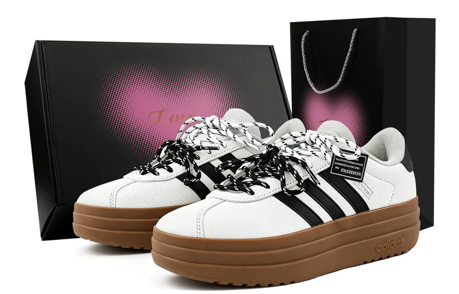Adidas Adidas VL Court Bold German Army Trainers Women's Low Top White/Black