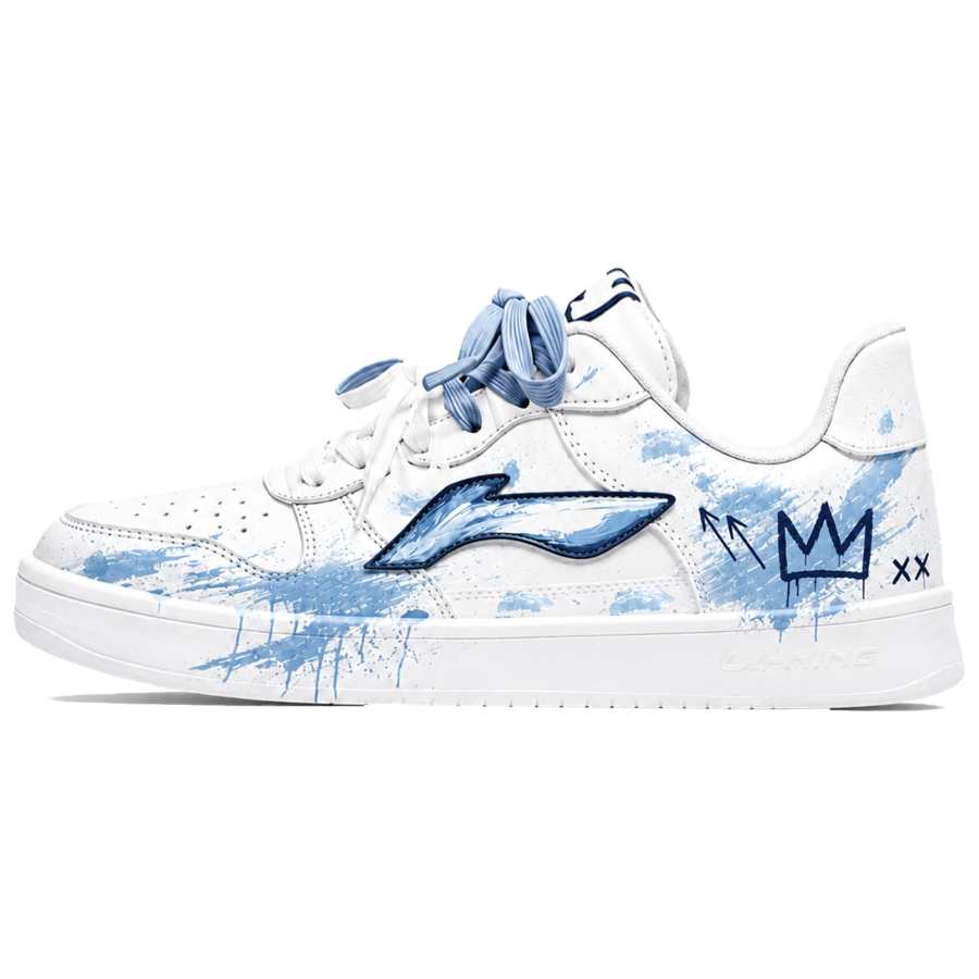 Li-Ning Li Ning Floating Boat Skateboard Shoes Men's Low Top Blue With White Lettering