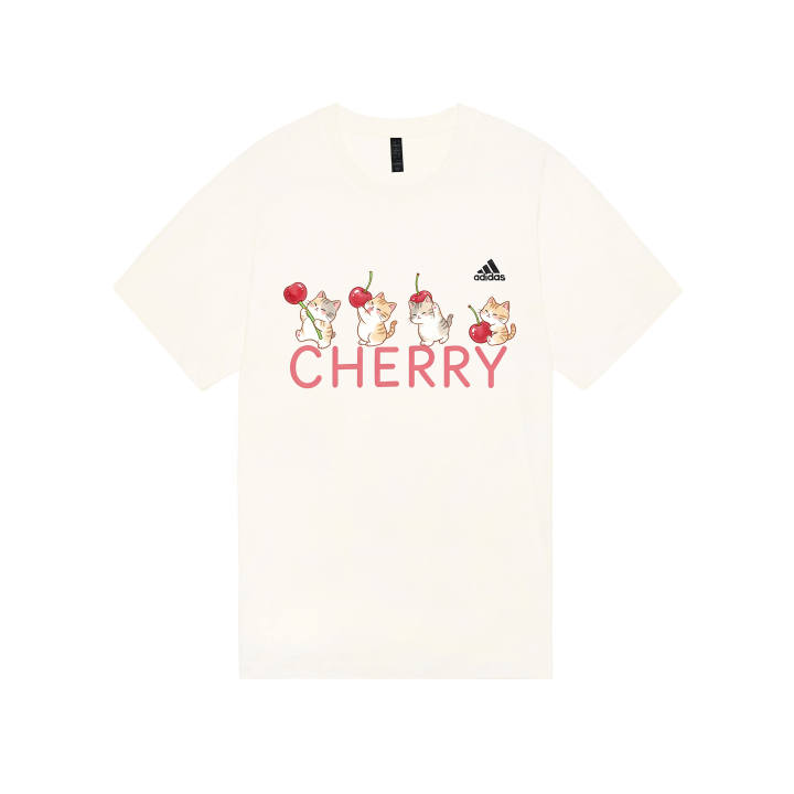 Adidas Adidas MUST HAVES T Shirts Unisex Ecru Crew Neck Moderate