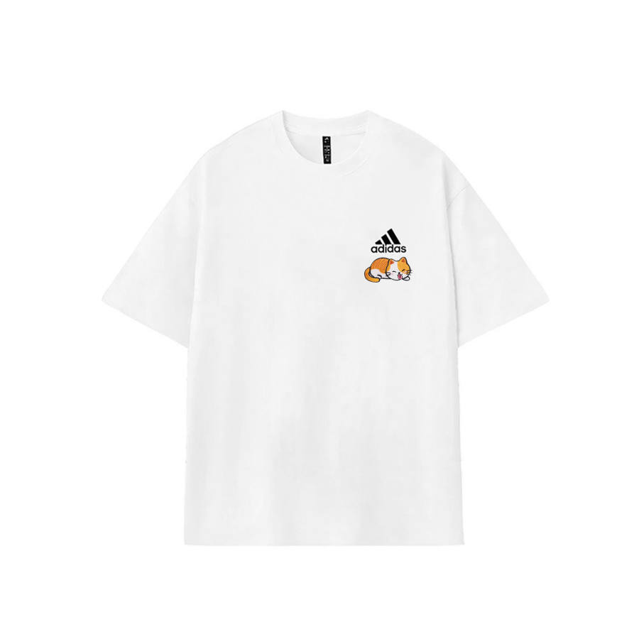 Adidas Adidas MUST HAVES T Shirts Unisex Ecru Crew Neck Thin Straight Fit