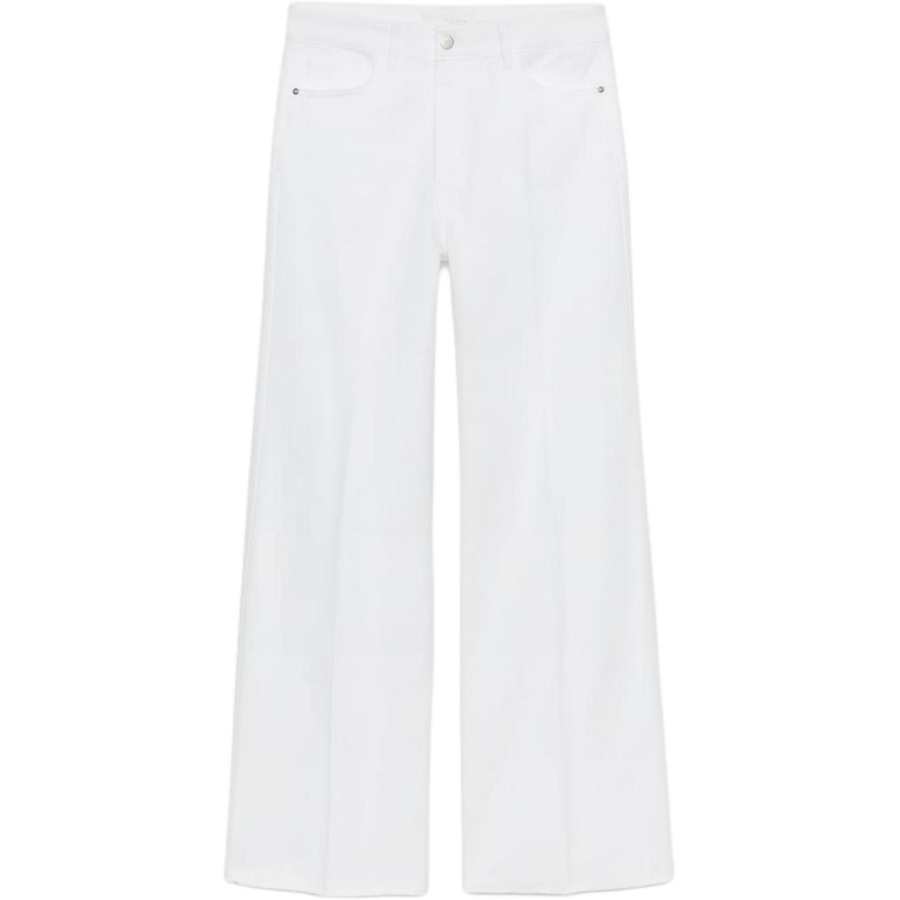 ZARA Jeans Women's White Moderate Straight Fit Pants