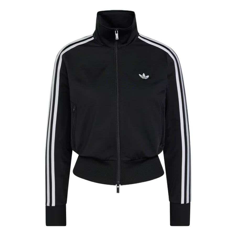 Adidas Originals Jackets Women's Black/White Turtleneck Moderate Straight Fit
