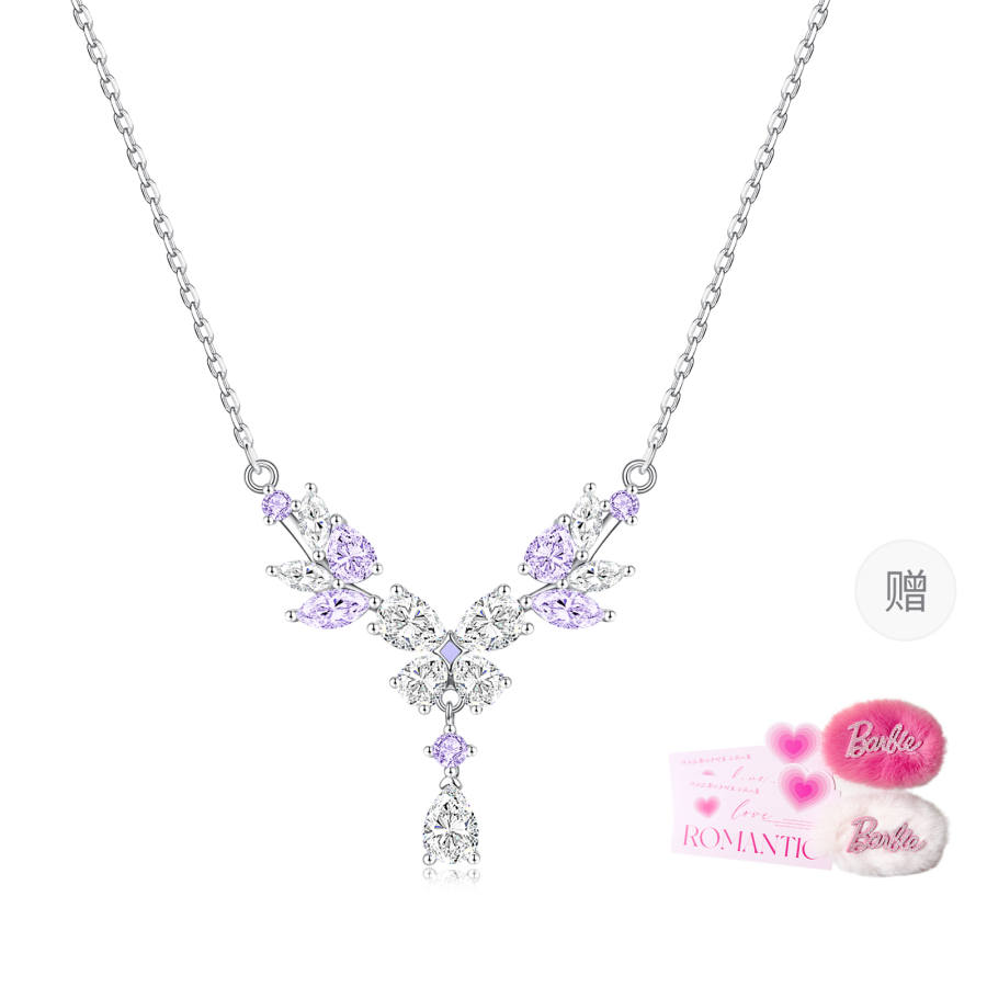 Barbie Clear Quartz Necklaces Women's
