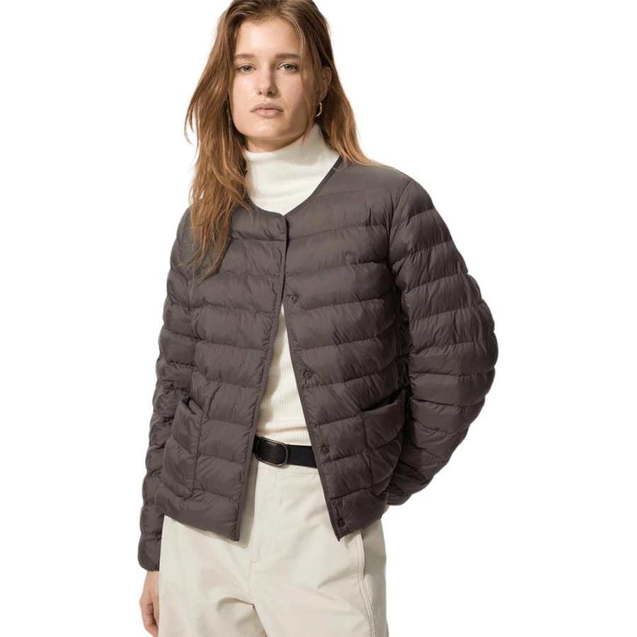 UNIQLO Puffer Jackets Women's Chestnut Moderate