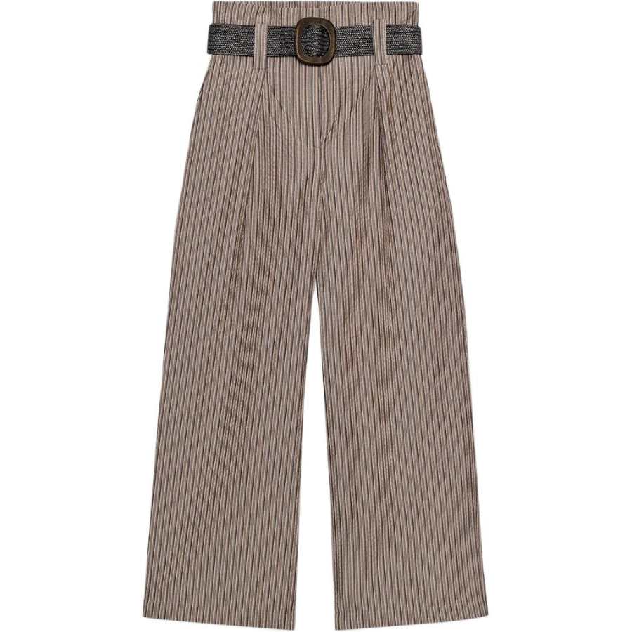ZARA Casual Pants Women's Brown Moderate Wide Leg Pants