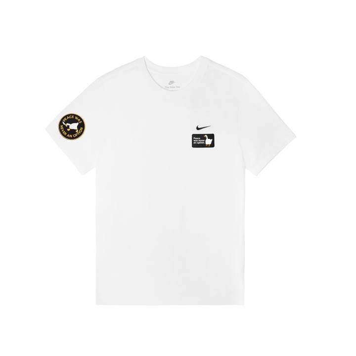 Nike Nike Sportswear T Shirts Men's White Crew Neck Moderate