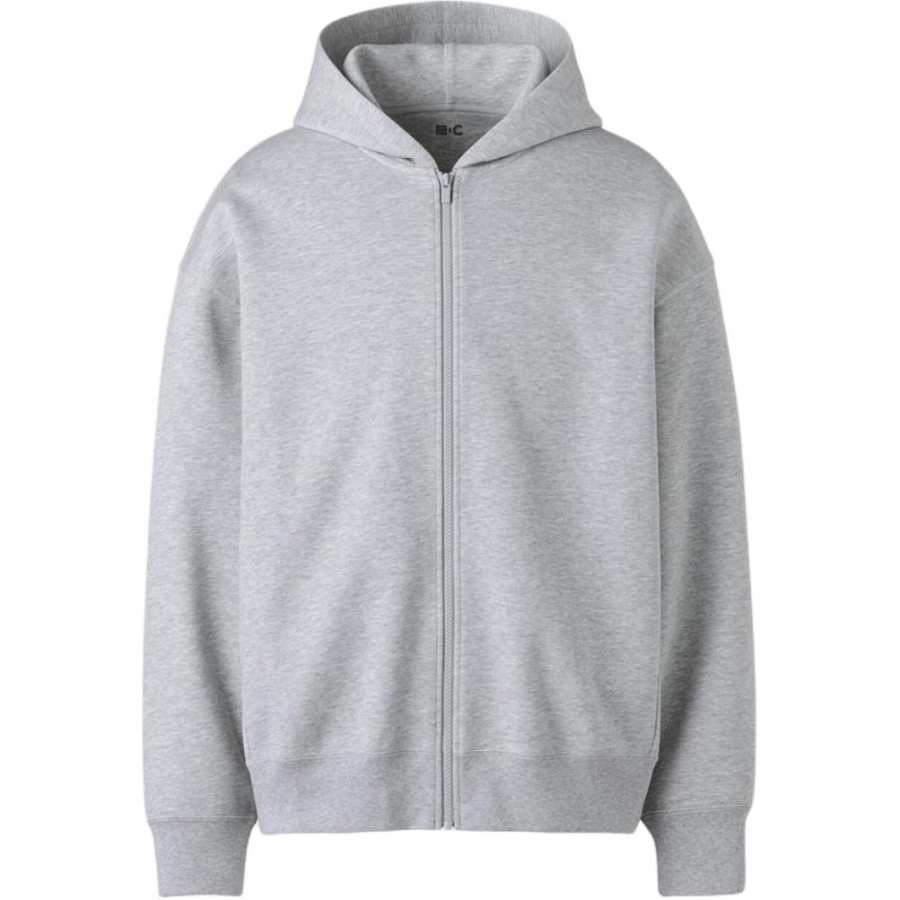 UNIQLO C Collection Sweatshirts Men's Gray Hooded Non Detachable Moderate