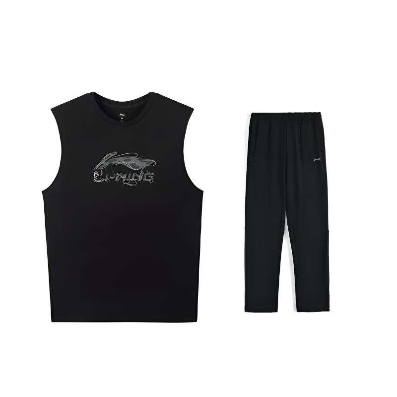 Li-Ning Li Ning Casual Sportswear Men's Crew Neck Moderate