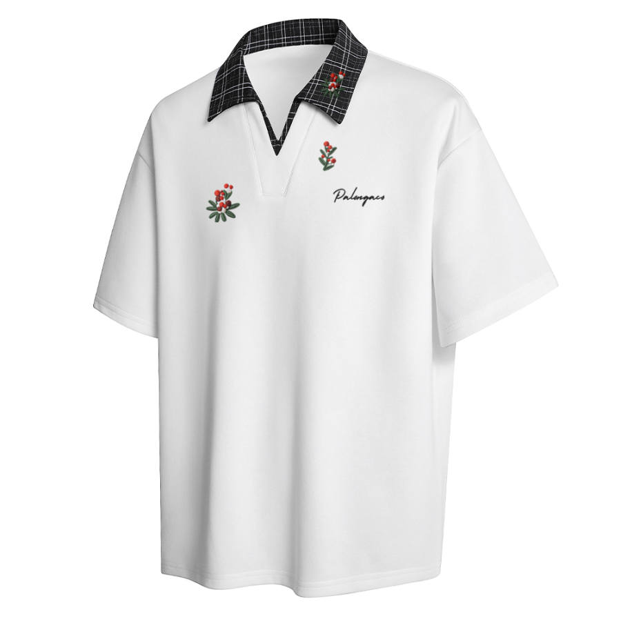 PAL ONGACO Polo Shirts Unisex Polo Collar Moderate Straight Fit