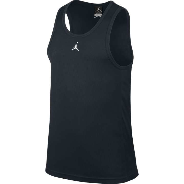 Jordan Jordan Dri FIT Basketball Jerseys Men's Black Crew Neck Moderate
