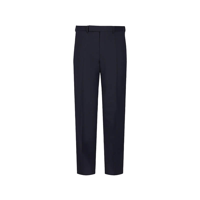 Ermenegildo Zegna Suit Pants Men's Dark Blue Moderate Straight Fit Pants
