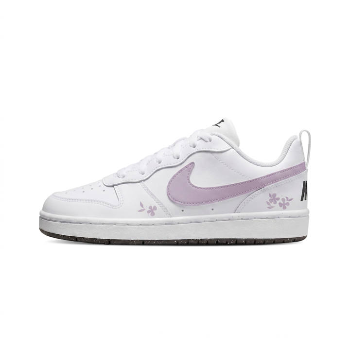 Nike Nike Court Borough Skateboard Shoes Unisex Low Top White/Purple