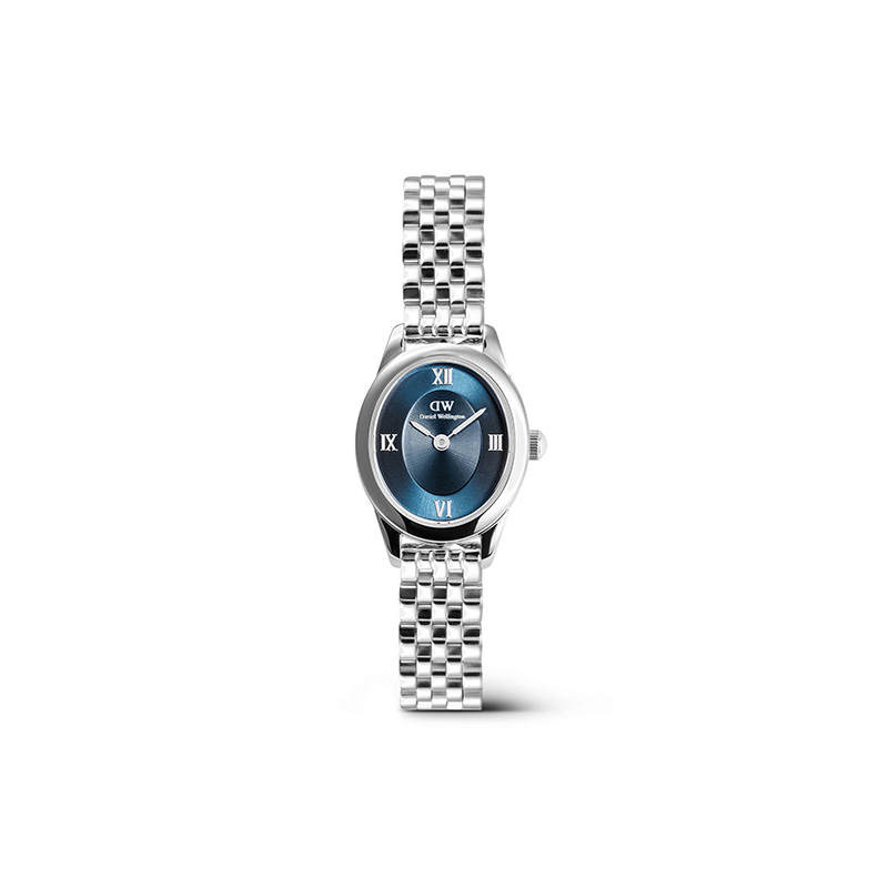 DW/DanielWellington Daniel Wellington OPHELIA Wrist Watches Quartz Movement Stainless Steel Watchband 25.5x22mm Blue Dial Women's Watch