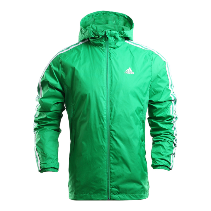 Adidas Adidas Jackets Men's Green Hooded Non Detachable Moderate Other