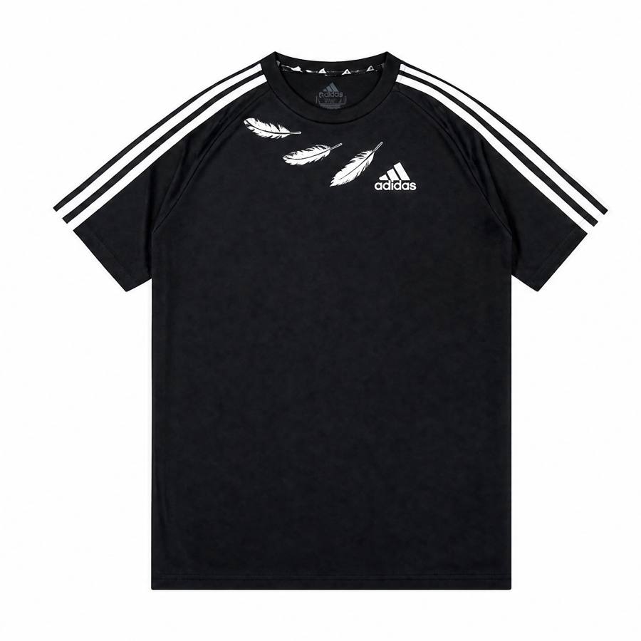 Adidas Adidas Football T Shirts Unisex Black Crew Neck