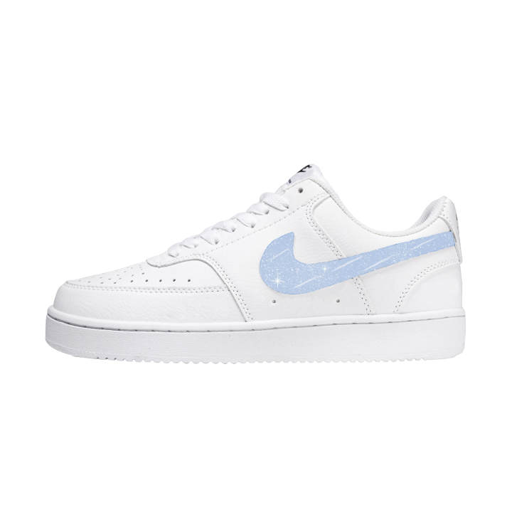 Nike Nike Court Vision 1 Skateboard Shoes Men's Low Top Blue White