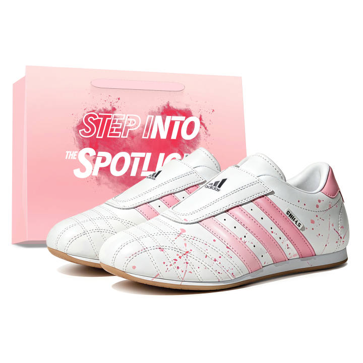 Adidas Adidas Taekwondo Training Shoes Unisex Low Top White/Pink