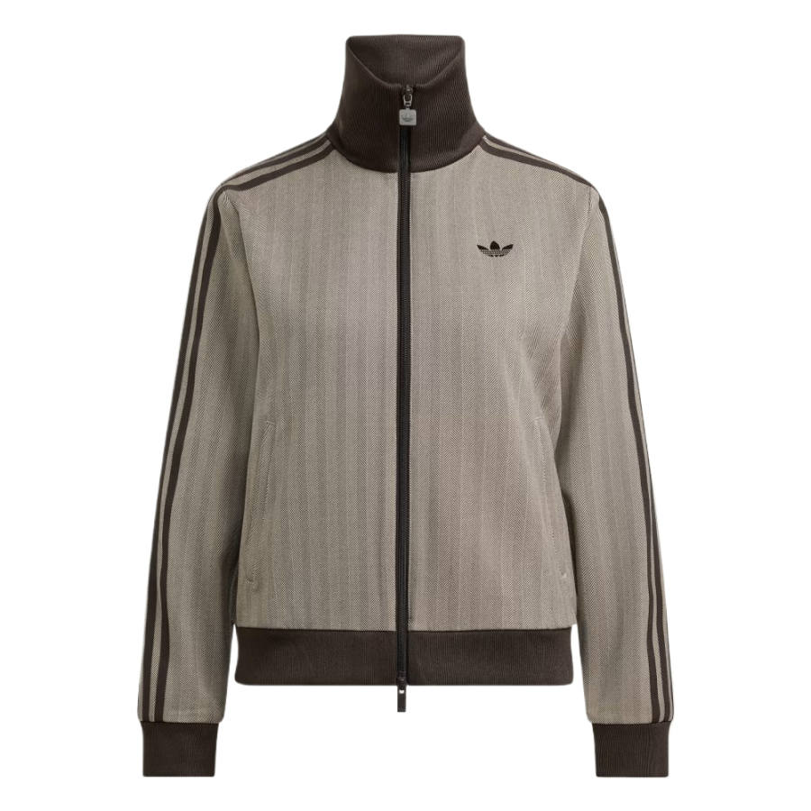 Adidas Originals Jackets Women's Light Brown Stand Collar Moderate Other