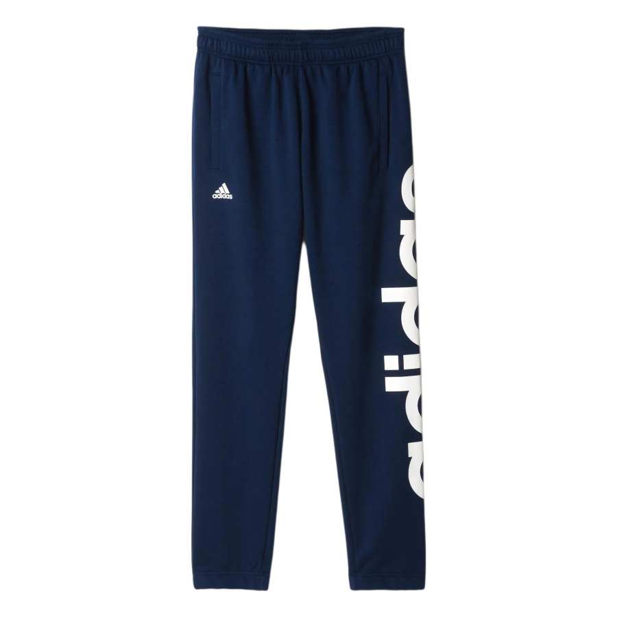Adidas Adidas ESSENTIALS Knitted Sweatpants Men's Navy Blue Moderate Cuffed Pants