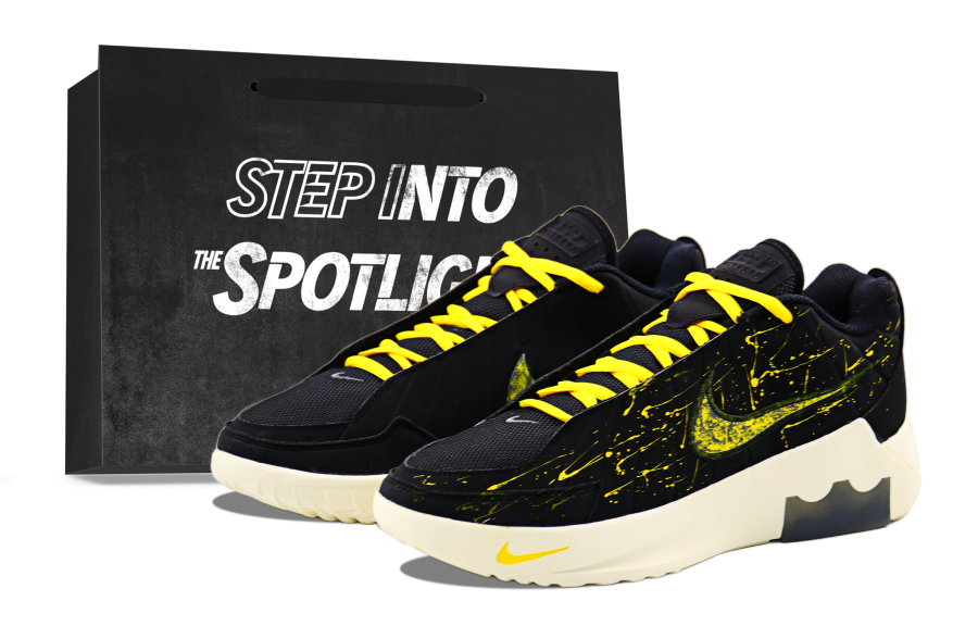 Nike Nike LEBRON WITNESS IX Basketball Shoes Men's Mid Top Black/Yellow