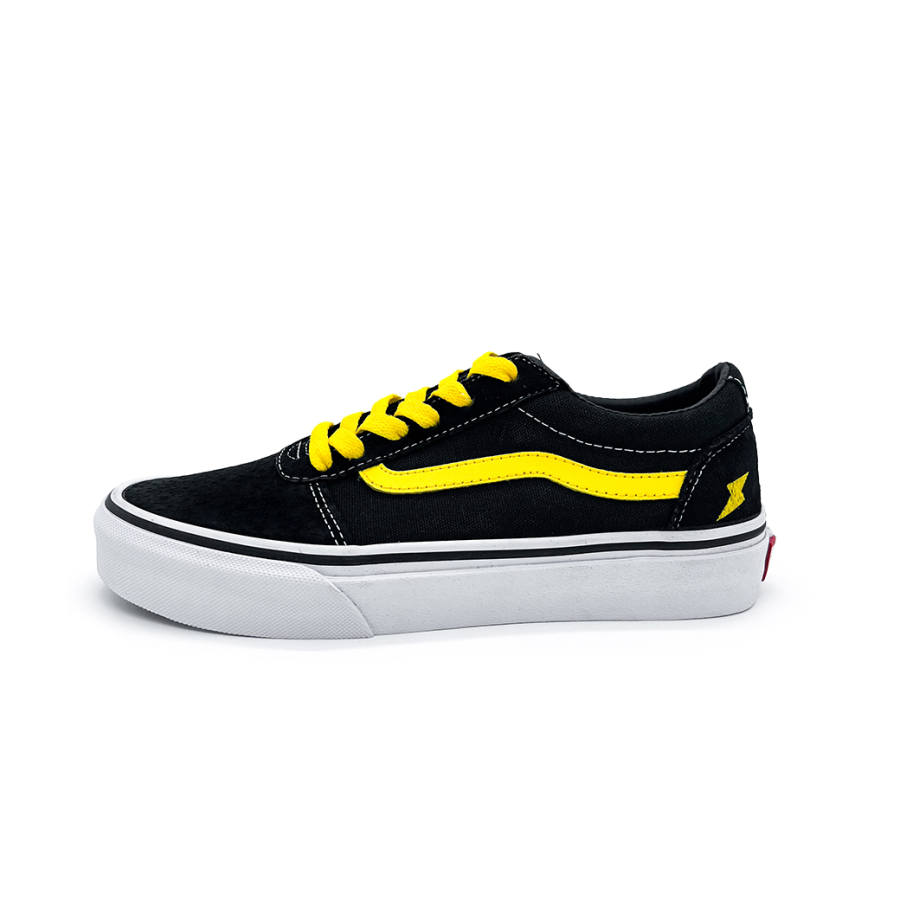 Vans Ward Skateboard Shoes Unisex Low Top Black/Yellow