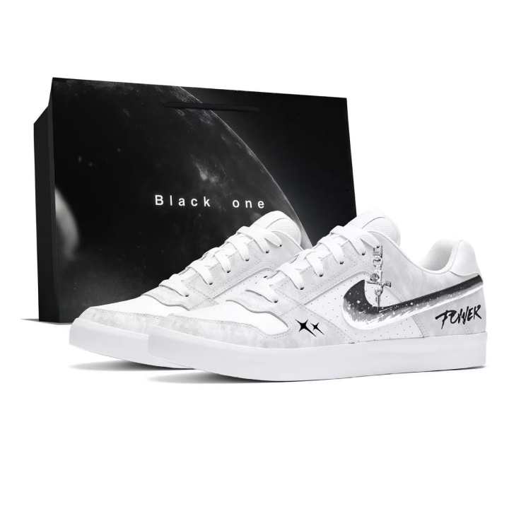 Nike Nike SB Delta Skateboard Shoes Unisex Low Top Black/White/Gray