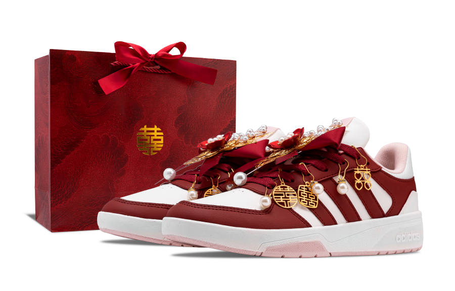 Adidas Adidas COURTBEAT Skateboard Shoes Unisex Low Top Gold