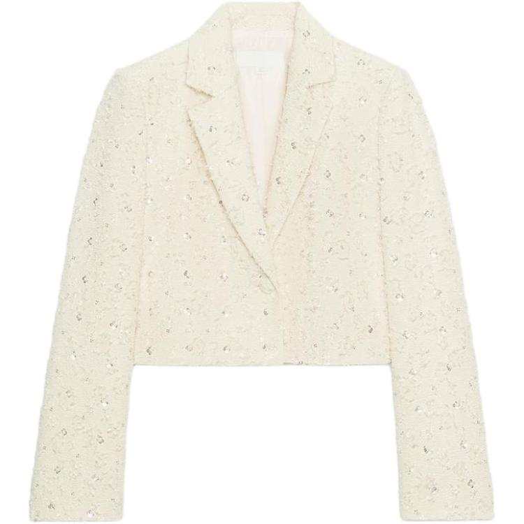 ZARA Business Suits Women's Ecru Lapel