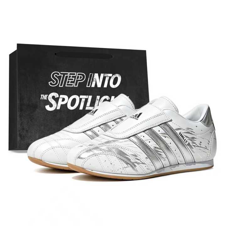 Adidas Adidas Taekwondo Training Shoes Unisex Low Top White/Silver