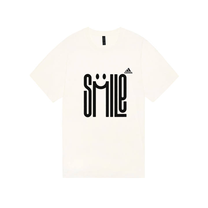 Adidas Adidas MUST HAVES T Shirts Unisex Ecru Crew Neck Moderate