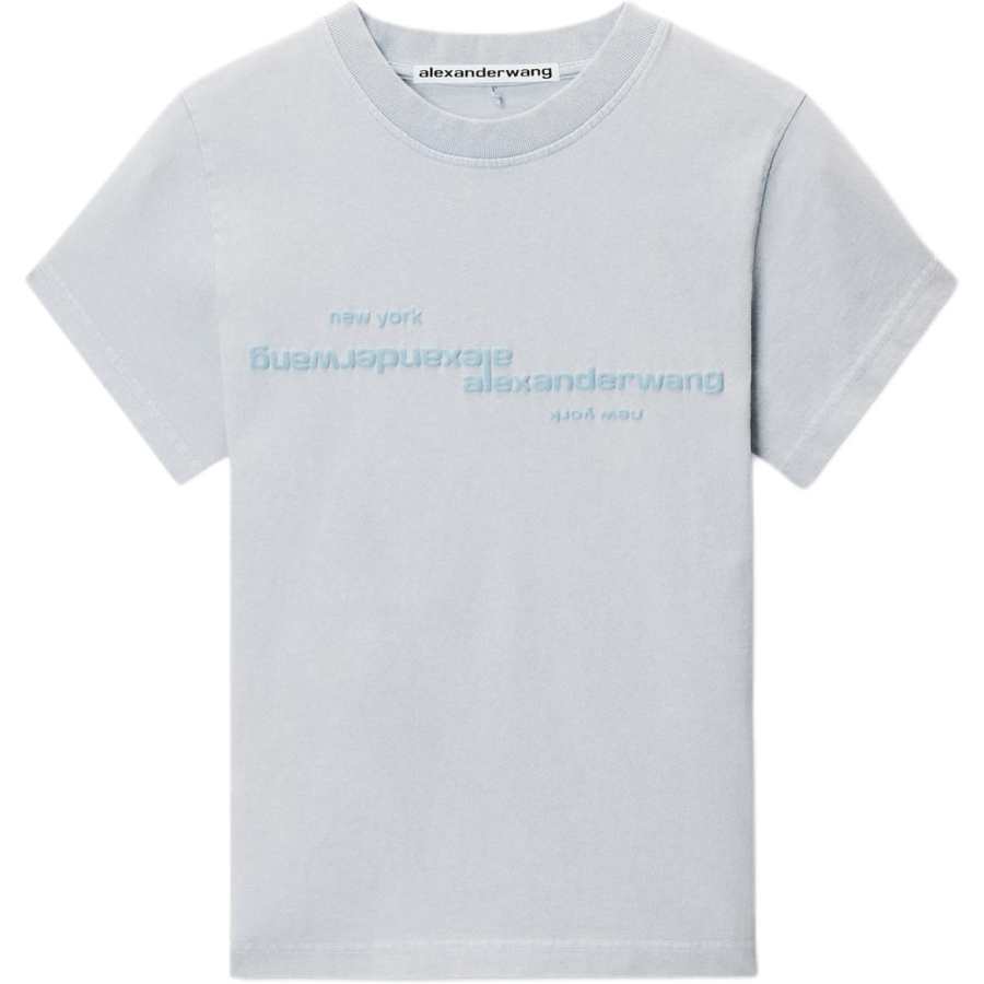 Alexander Wang T Shirts Women's Blue Crew Neck