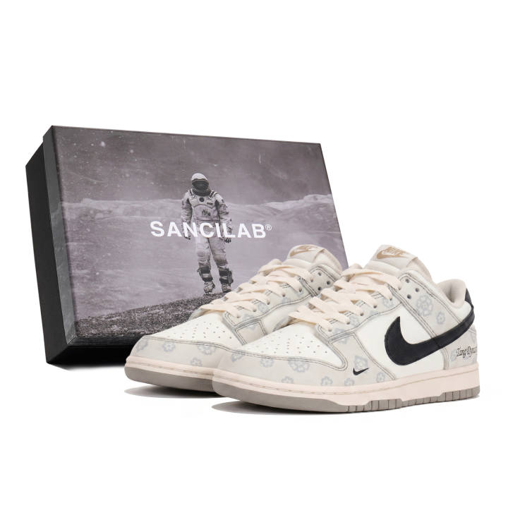 Nike Nike Dunk 3 Times Laboratory Slip Resistant Low top Skateboard Shoes Men's White Gray