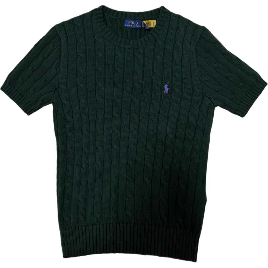 Polo Ralph Lauren Knitwear Women's Green Crew Neck Moderate Straight Fit