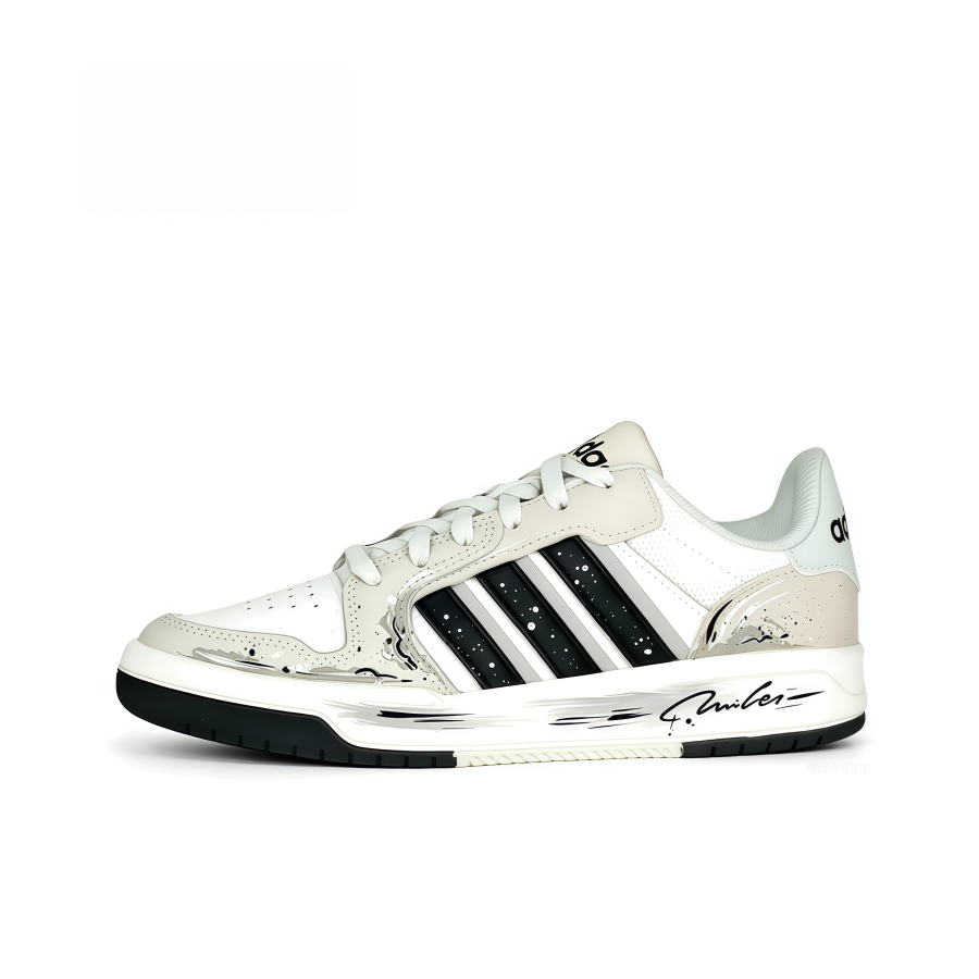 Adidas Adidas ENTRAP Skateboard Shoes Unisex Low Top Black White