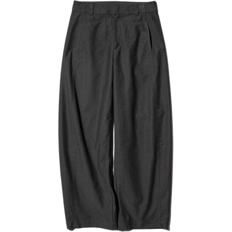 UNIQLO Casual Pants Unisex Black Moderate Wide Leg Pants