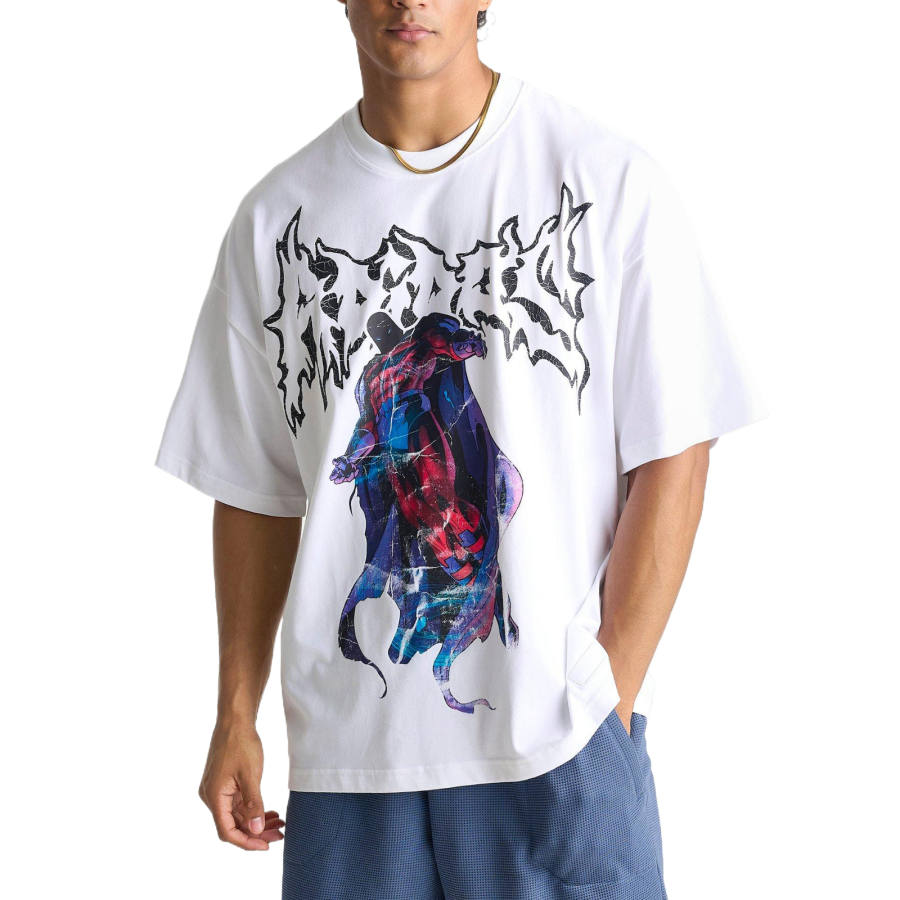 Adidas Adidas T Shirts Men's White Crew Neck Moderate