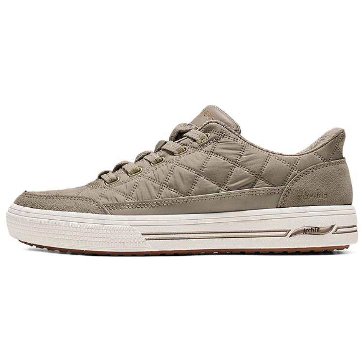 Skechers ArchFit Arcade Skateboard Shoes Women's Low Top Taupe