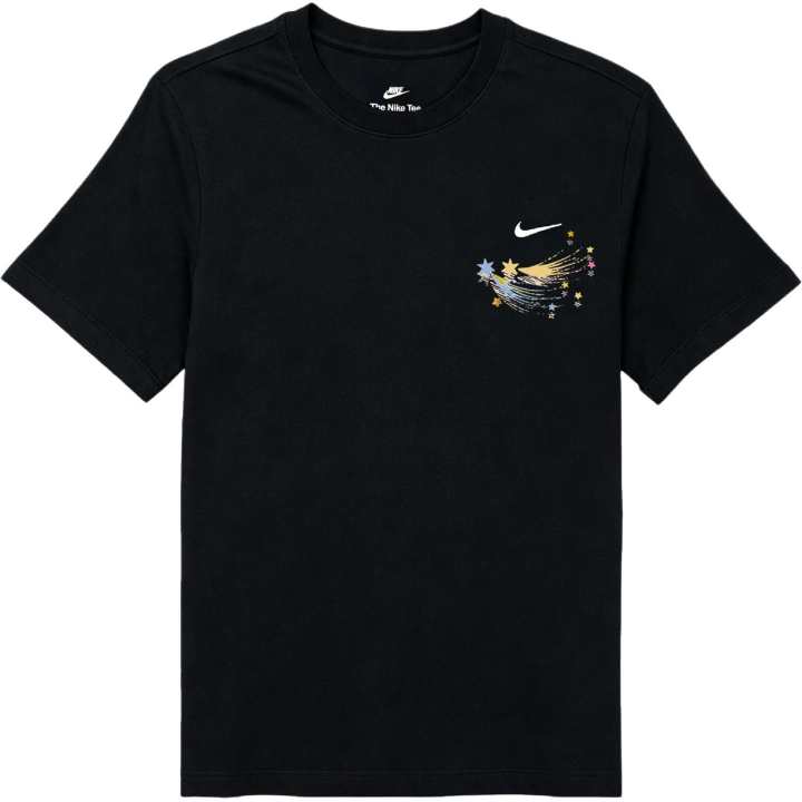 Nike Nike Sportswear T Shirts Unisex Black Crew Neck Moderate Straight Fit