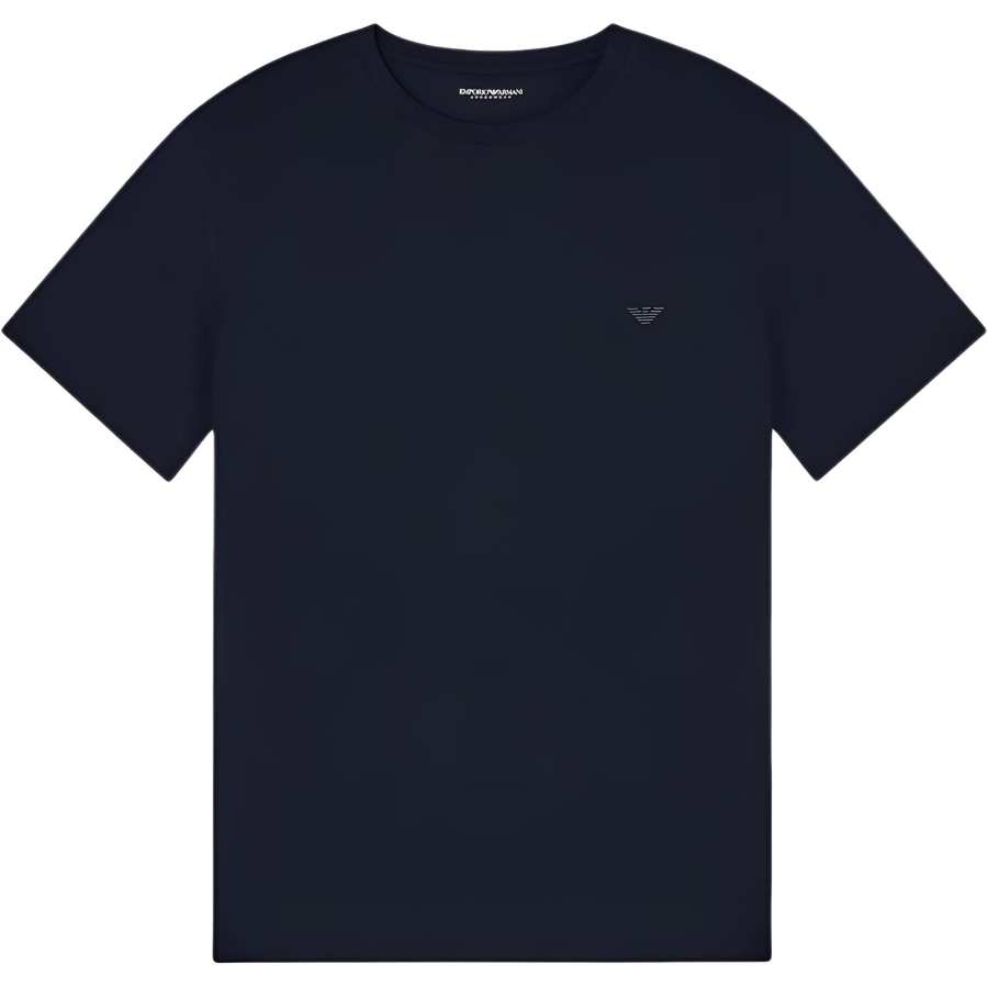EMPORIO ARMANI T Shirts Men's Dark Blue Crew Neck Moderate